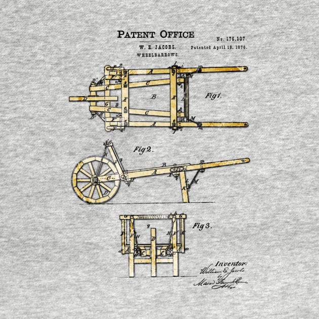 Wheelbarrow - US Patent Application by The Blue Box